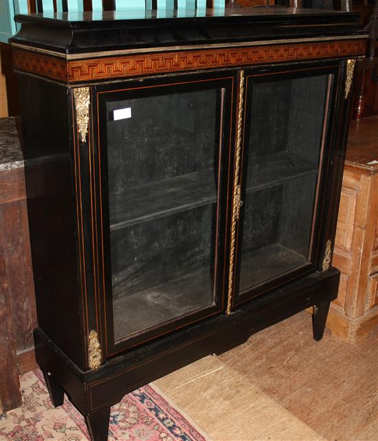 Ebonised credenza